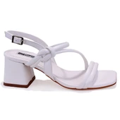 Dagoster DZA07-928230 Beyaz Klasik Topuklu Kadın Ayakkabı thumbnail 2