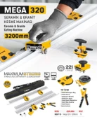 SGS113 Mega 320 Seramik Granit Fayans Kesme Makinası 3200mm - 2