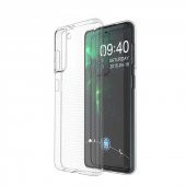 Galaxy S21 FE Kılıf Zore Şeffaf İnce ve Esnek Süper Silikon Kılıf thumbnail 4