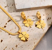 Yonca Gold Çelik Takı Seti 336 thumbnail 1