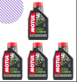 Motul 5100 10w30 Motorsiklet Yağı 4 Litre - 1