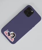 Demon Slayer-Mitsuri Kanroji-Obanai Iguro-parlak kağıt -2li sticker set- başarı etiket süsleme - 3