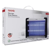 ASONİC AS-A29 BÜYÜK BOY 6W+ 2000V ZİNCİR ASKISILI İKİ LEDLİ SİNEK ÖLDÜRÜCÜ - 4