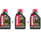 Motul 5000 10w40 Motorsiklet Yağı 3 Litre - 1