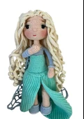 Elsa Barby Bebek Amigurumi Organik Oyuncak - 1