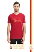 Galatasaray Orijinal Lisanslı Kırmızı Erkek T-Shirt - 1