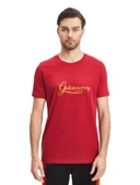 Galatasaray Orijinal Lisanslı Kırmızı Erkek T-Shirt Metin Oktay Baskılı Hediyelik Ahşap Kutulu - 4