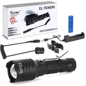 Tg-10 Şarjlı Profesyonel Av Feneri  Wt-620 - 1