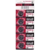 Maxell Cr2016 3v Lityum Düğme Pil 5'li Paket - 1