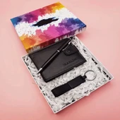 Anahtarlık Cüzdan Ve Siyah Touchpen Kalem - 1