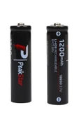 Orjinal 3.7 V 1200 Mah Şarj Edilebilir 18650 Turbo Model Li-ion Şarjlı Pil - 1