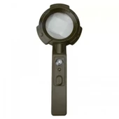7 Led Aydınlatma,fener,pusula,4x Büyütme Okuma Büyüteç Th600557 - 3