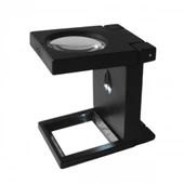 Katlanır Plastık,led Işıklı Test Cıhazı Büyüteç 2.5x90mm thumbnail 3