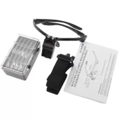 Işıklı Gözlük Büyüteç  5 Farklı Lens 9892b - 4