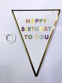 Happy Birthday To You Flama Bayrak Süs - 1