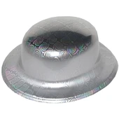 Gümüş Renk Hologramlı Plastik Yulak Melon 27x24 Cm - 1