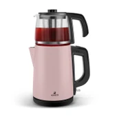 Karaca Tea Glass 2 in 1 Çelik Çay Makinesi ve Kettle Cosmic Lilac - 7
