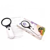 3 Led Işıklı 3x75 Mm 45x22 Mm  El Büyüteç thumbnail 4