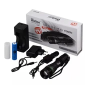 Black Wt-037-şarjlı Zoomlu Acil Durum Feneri thumbnail 1