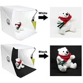 Ürün Çekim Çadırı Mini Fon Fotoğraf Stüdyosu Ledli Işık Perdesi thumbnail 2