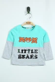 Toontoy Kız Bebek Tişört Little Bears Baskılı - 3