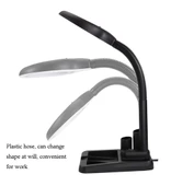 Esnek 5x /10x,40 Led Işıklı Büyüteç ,lamba Büyüteç Okuma, Çalışma Lehim Masa Lambası A808 - 5
