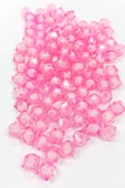 Küp Boncuk İçten Boncuklu Bileklik Çanta Boncuğu 10 mm 50 gr Pembe - BNC459 thumbnail 1