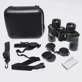 7x30 Profesyonel Su Geçirmez El Dürbünü 1000m/137m Yeşil thumbnail 1