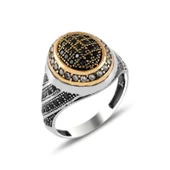 Gümüş Zirkon Taşlı Yüzük - 1