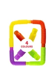 Tubes Anti Stres Duyusal Oyuncak Bubble Fidget  (4 Adet ) - 4