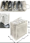 Ayakkabı Saklama Ve Taşıma Çantası (çizgili Model) Shoe Tote - 1