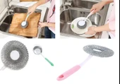 Mangal Temizleme Fırçası - Barbekü Fırçası - Lavabo Bulaşık Fırçası - 3