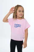 Toontoy Kız Çocuk Aloha  Baskılı Tişört - 6
