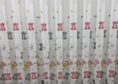 NİVEMESHOME HYL00009.801 ESTE BEAR ÇOCUK ODASI 1/2.5 PİLE TÜL PERDE PEMBE APM - 2