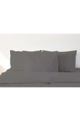 | Purecomfort | %100 Doğal Pamuk 2'li Yastık Kılıfı Seti | Açık Gri - 2