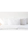 | Purecomfort | %100 Doğal Pamuk 2'li Yastık Kılıfı Seti | Beyaz - 2