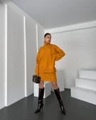 Boğazlı Kazak Ve Etek İkili Takım - 2