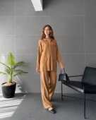 Düğme Detaylı Fitilli 2\&apos;Li Triko Takım - 3