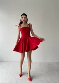 Clara Askılı Mini Elbise - 3