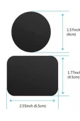 ucuzmi 2adet Telefon Araç Içi Tutucu Stant Metal Plaka Magnetic Mıknatıslı Tutucular Için Metal Saç Seti 3m 2 adet dikdörtgen - 2