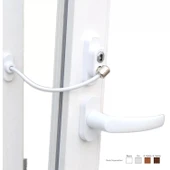 Anahtarlı Halatlı Pvc Kapı Pencere Emniyet Kilidi - 1