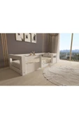 Ninnimo Ninnimo Bebek Odası Yatağı Beyaz Mdf 90x190 Yatak Uyumlu Karyola - 2