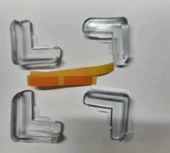 4 Lü Masa Sehpa Köşe Koruyucu Silikon- Çocuk Koruma Aparatı - 4