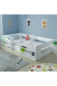 Ninnimo Vega Montessori %100 Mdf Kitaplıklı Karyola - 1