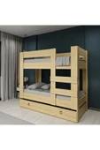 Ninnimo Genç Ranza 90x190 Yatak Uyumlu Yavrulu Safir Ranza - 1
