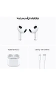 Bunnys Airpods 3.Nesil Apple iPhone 14 Pro Uyumlu Bluetooth Kulaklık KILIF HEDİYELİ - 5