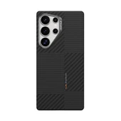 Galaxy S25 Ultra Kılıf Magsafe Şarj Özellikli 600D Metal Kamera Çerçeveli Raptic Aramid Fiber Croxx Mondrian Serisi Kapa thumbnail 1