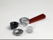 ARİETE Ceffe Retro Cappuccino/Espresso Makinesi Alüminyum Hazne Kırmızı 1388A 900W - 5