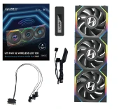 Lian Li UNI FAN SL WIRELESS LCD 3x120mm Siyah Kasa Fanı - 9