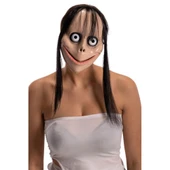 Korkunç Ürpertici Uzun Saçlı Momo Maskesi - 4